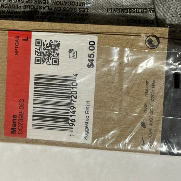 NEW w/ Tag Nike Sportswear Premium Essentials Men's T-Shirt in Dark Grey Heather - Picture 4 of 4